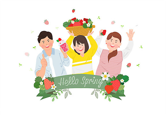 여자 남자 딸 어린이 포즈 일러스트 가족 딸기 엄마 미소 사람 상반신 성인 세명 소풍 바구니 봄 자녀 최고 아빠 즐거움 손인사 딸기주스 딸기꽃 봄소풍 딸기농장 국내일러스트 AI파일 계절 꽃 감정 과일 관계 표정 농장 야외활동 인사 과일주스 파일형식 벡터
