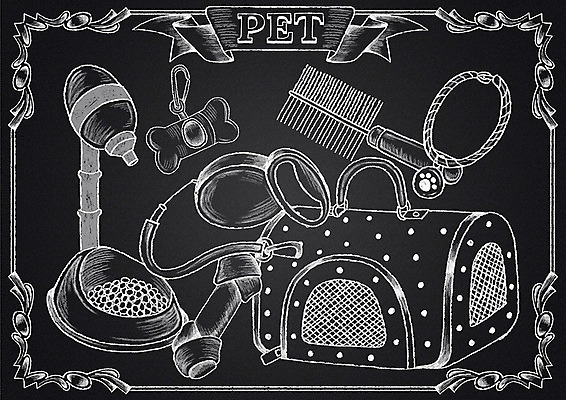 PSD 동물 리본 일러스트 프레임 사람없음 캐리어 칠판 초크 초크일러스트 초크아트 개목걸이 개껌 개밥그릇 애견간식 애견빗 국내일러스트 그릇 여행가방 그림 애견용품 파일형식