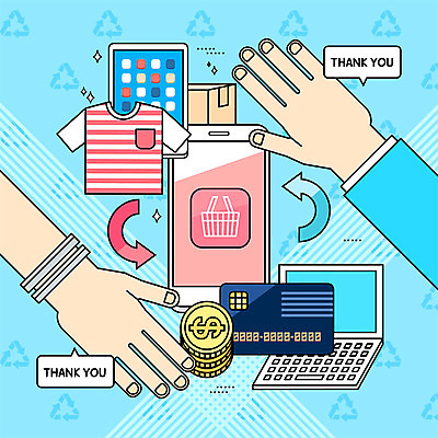 손 옷 돈 일러스트 신체부위 파란색 노트북 스마트폰 태블릿 판매 자연보호 그린캠페인 동전 재활용 거래 절약 신용카드 구매 장바구니 아나바다 중고 국내일러스트 AI파일 캠페인 컬러 컨셉 자연 사람 금융 전자제품 핸드폰 스마트기기 쇼핑 바구니 재산 보호 친환경 파일형식 벡터
