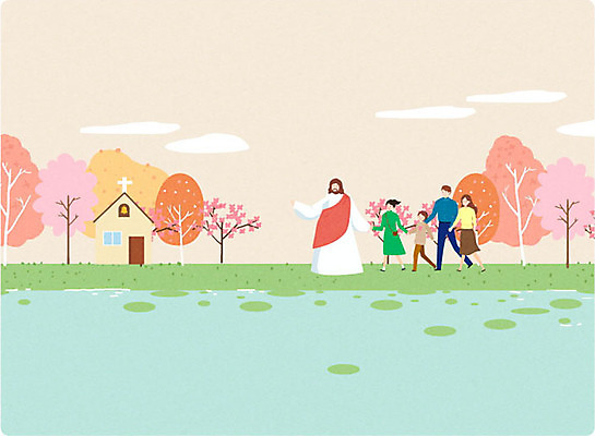 전신 PSD 나무 여자 남자 행복 기독교 어린이 일러스트 가정 가족 꽃나무 사랑 사람 여러명 성인 교회 걷기 손잡기 화목 봄 예수 국내일러스트 식물 계절 꽃 감정 종교 다수 컨셉 관계 종교건축 모션 건물 신_종교 파일형식