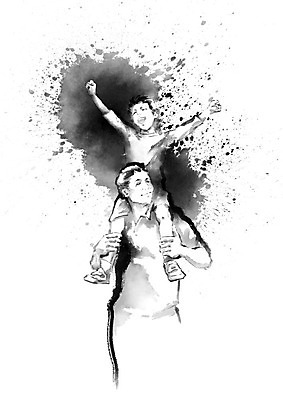 전신 PSD 남자 아들 어린이 일러스트 캘리그라피 응원 붓터치 흑백 사람 상반신 성인 두명 손들기 파이팅 기쁨 만세 직장인 비즈니스맨 목말 아빠 번짐 열정 부자지간 남자만 국내일러스트 직업 감정 비즈니스 가족 모션 촬영기법 파일형식 효과