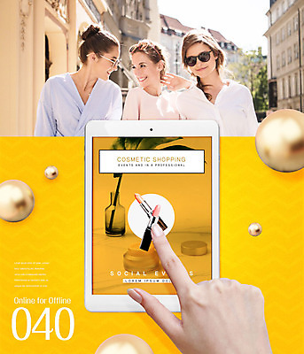 PSD 서양인 외국인 편집이미지 여자 모바일 거리 한손 대화 미소 사람 여러명 상반신 20대 성인 앞모습 신체부위 쇼핑 태블릿 선글라스 노란색 세일 화장품 터치 립스틱 즐거움 진주 모바일쇼핑 온라인 성인여자만 카피스페이스 오프라인 O4O 이미지편집 손 감정 안경 뷰포인트 컬러 다수 표정 말하기 인종 청년 전자제품 스마트기기 뷰티 공백 보석 온라인쇼핑 여자만 성인만 파일형식 4차산업