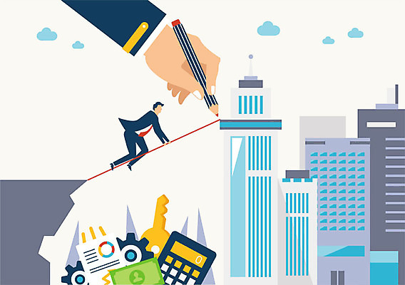 전신 손 남자 일러스트 비즈니스 열쇠 한명 사람 정장 빌딩 성인 건물 신체부위 펜 계산기 도시 직장인 비즈니스맨 그리기 톱니바퀴 문서 줄타기 국내일러스트 AI파일 직업 1 건축물 옷 모션 문구용품 필기구 장비 묘기 파일형식 벡터