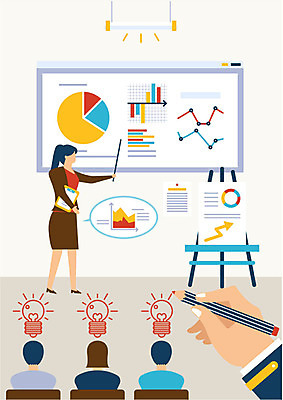 전신 손 응시 여자 남자 일러스트 비즈니스 전구 그래프 아이디어 사람 앉기 정장 여러명 상반신 성인 신체부위 펜 강사 직장인 비즈니스맨 비즈니스우먼 발표 그리기 강의 직무교육 국내일러스트 AI파일 직업 시선 옷 교육 다수 컨셉 모션 필기구 파일형식 벡터