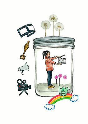 전신 PSD 남자 어린이 두마리 일러스트 유리병 나뭇잎 수채화 저울 어류 한명 사람 초록색 꿈 판사복 열대어 문서 의사봉 법관 양팔저울 법전 소년한명만 국내일러스트 1 컬러 잎 2 병_용기 책 수중동물 가운 법률가 남자한명만 소년만 파일형식