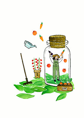 PSD 여자 화분 어린이 잎 일러스트 방울토마토 가지 유리병 수채화 한명 사람 초록색 농작물 흙 당근 꿈 물뿌리개 사과 농부 나무상자 곡괭이 소녀한명만 국내일러스트 식물 직업 1 컬러 농업 토마토 채소 과일 병_용기 뿌리채소 상자 여자한명만 소녀만 파일형식