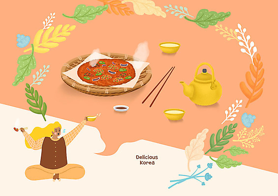 전신 PSD 외국인 여자 행복 한식 여행 흑인 일러스트 젓가락 한국 한명 사람 앉기 성인 관광지 주황색 만세 즐거움 막걸리 맛집 국내여행 김치전 욜로라이프 맛있는 국내일러스트 서양인 1 라이프스타일 감정 아시아 음식 컬러 모션 주류 수저 인종 전 파일형식