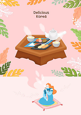 전신 PSD 서양인 외국인 여자 행복 한식 분홍색 여행 일러스트 방석 한명 사람 앉기 성인 관광지 체험 전통차 찻잔 다도 한복 즐거움 한과 국내여행 다과상 욜로라이프 국내일러스트 1 한국전통 라이프스타일 감정 음식 컬러 컨셉 모션 디저트 잔 인종 차_음료 전통음식 예절 전통의상 다과 파일형식