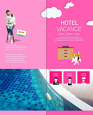 전신 PSD 구름 템플릿 표지디자인 북디자인 출판디자인 여자 표지 리플렛 분홍색 여행 두마리 2단접지 북커버 안기 호텔 열쇠 휴가 휴식 수영장 한명 사람 앉기 팜플렛 20대 성인 취미 바캉스 봄 한국인 강아지 호텔리어 반려 성인여자한명만 호캉스 이미지템플릿 펫캉스 자연요소 직업 1 계절 컬러 컨셉 2 모션 숙소 동양인 청년 반려동물 개 여자한명만 성인여자만 파일형식