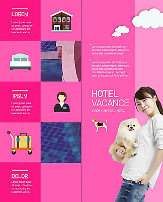 PSD 템플릿 표지디자인 북디자인 출판디자인 여자 내지 리플렛 분홍색 여행 두마리 2단접지 북커버 안기 호텔 휴가 휴식 수영장 한명 미소 사람 팜플렛 상반신 20대 성인 취미 바캉스 캐리어 여행가방 봄 한국인 침대 강아지 반려 성인여자한명만 호캉스 이미지템플릿 1 계절 컬러 가구 컨셉 2 가방 모션 숙소 표정 동양인 청년 반려동물 개 여자한명만 성인여자만 파일형식