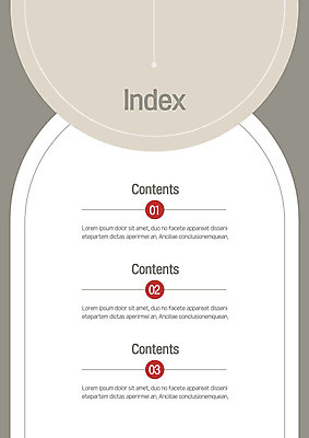 템플릿 내지 곡선 비즈니스 사람없음 빨간색 원형 문서템플릿 서식 레이아웃 인덱스 베이지색 목차 이미지템플릿 AI파일 도형 선 컬러 파일형식 벡터