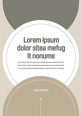 템플릿 표지 선 비즈니스 사람없음 흰색 원형 문서템플릿 서식 레이아웃 겹침 베이지색 이미지템플릿 AI파일 도형 컬러 파일형식 벡터