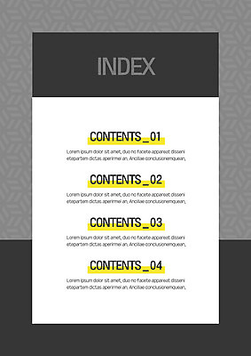 템플릿 내지 패턴 비즈니스 사람없음 노란색 검은색 회색 흰색 문서템플릿 모던 서식 인덱스 목차 이미지템플릿 AI파일 컬러 무늬 파일형식 벡터