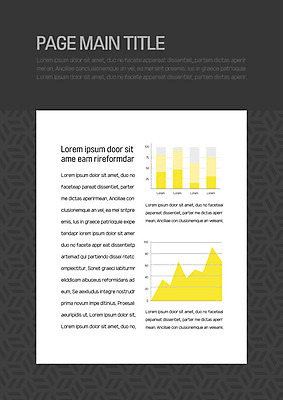 템플릿 내지 패턴 비즈니스 그래프 사람없음 노란색 회색 문서템플릿 모던 서식 이미지템플릿 AI파일 컬러 무늬 파일형식 벡터