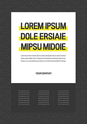 템플릿 표지 패턴 비즈니스 사람없음 노란색 사각형 회색 흰색 문서템플릿 모던 서식 레이아웃 이미지템플릿 AI파일 도형 컬러 무늬 파일형식 벡터