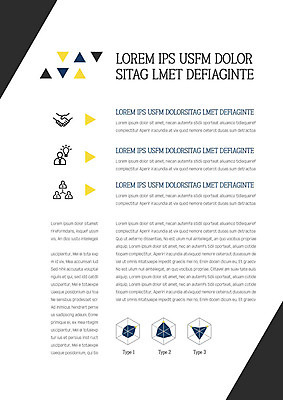 템플릿 손 내지 패턴 비즈니스 전구 그래프 악수 아이디어 사람모양 사람없음 노란색 검은색 삼각형 문서템플릿 서식 이미지템플릿 AI파일 모양 도형 컬러 컨셉 무늬 손짓 신체부위 파일형식 벡터