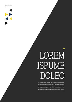 템플릿 표지 비즈니스 사람없음 검은색 흰색 삼각형 문서템플릿 서식 대각선 사선무늬 이미지템플릿 AI파일 도형 선 컬러 파일형식 벡터