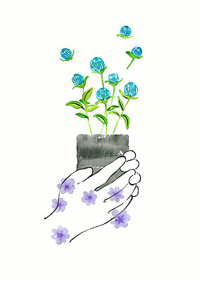 PSD 계절 꽃 선 일러스트 수채화 따뜻함 신체부위 컵 컬러풀 뷰티 봄 머그컵 양손 향기 번짐 감성 국내일러스트 식물 식기 손 컬러 컨셉 사람 냄새 파일형식 효과