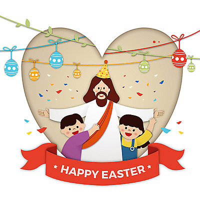 여자 남자 리본 기독교 어린이 잎 일러스트 팔벌리기 미소 사람 상반신 성인 세명 손들기 축제 고깔모자 하트 예수 하나님 페이퍼아트 즐거움 부활절계란 손인사 가랜드 국내일러스트 AI파일 모양 식물 모자_잡화 감정 종교 모션 부활절 표정 계란 인사 신_종교 파티용품 파일형식 벡터