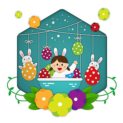 여자 꽃 기독교 어린이 잎 두마리 일러스트 한명 미소 사람 상반신 토끼 하나님 페이퍼아트 즐거움 토끼머리띠 부활절계란 손인사 가랜드 국내일러스트 AI파일 식물 1 감정 종교 2 포유류 부활절 표정 반려동물 계란 인사 머리띠 신_종교 파티용품 파일형식 벡터