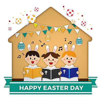 여자 남자 꽃 리본 기독교 어린이 음표 일러스트 사람 상반신 세명 컬러풀 하나님 페이퍼아트 찬송가 즐거움 토끼머리띠 부활절계란 찬양 성가대 가랜드 성가복 국내일러스트 AI파일 식물 기호 감정 종교 음악 컬러 노래 부활절 계란 머리띠 신_종교 파티용품 합창 파일형식 벡터