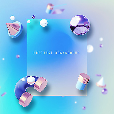 도형 PSD 편집이미지 백그라운드 사각프레임 사람없음 그래픽 파란색 반사 3D 여러개 원형 입체 그라데이션 삼각뿔 입체도형 메터리얼디자인 카피스페이스 이미지편집 편집3D 디자인 컬러 다수 프레임 사각형 공백 디지털합성 파일형식