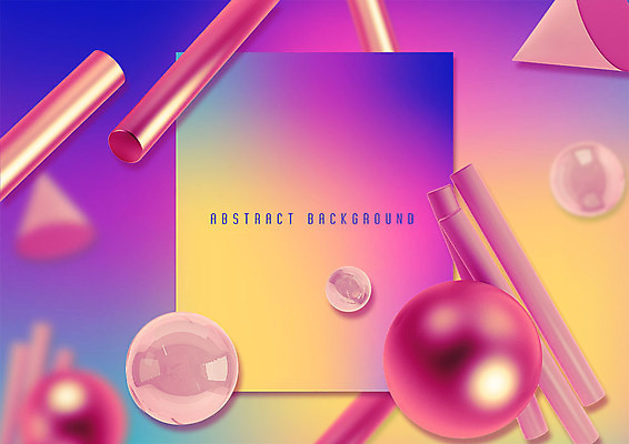 PSD 편집이미지 백그라운드 사각프레임 사람없음 그래픽 3D 보라색 여러개 원형 막대기 입체 원기둥 그라데이션 입체도형 메터리얼디자인 카피스페이스 이미지편집 편집3D 도형 디자인 컬러 다수 프레임 사각형 공백 디지털합성 파일형식