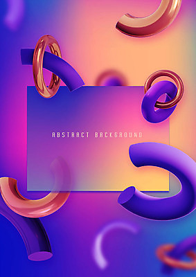 PSD 편집이미지 백그라운드 사각프레임 사람없음 그래픽 3D 보라색 여러개 고리 입체 그라데이션 입체도형 메터리얼디자인 카피스페이스 이미지편집 편집3D 도형 디자인 컬러 다수 프레임 사각형 공백 디지털합성 파일형식