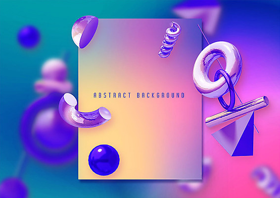 PSD 편집이미지 백그라운드 사각프레임 사람없음 그래픽 3D 보라색 여러개 원형 막대기 입체 아치 원기둥 그라데이션 삼각뿔 입체도형 메터리얼디자인 카피스페이스 이미지편집 편집3D 도형 디자인 컬러 다수 프레임 사각형 공백 디지털합성 파일형식