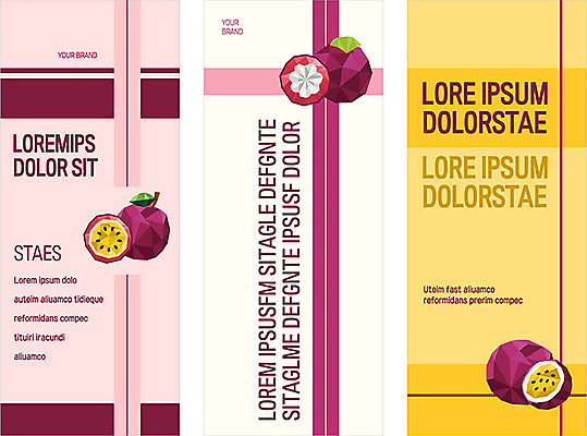 템플릿 배너 배너템플릿 세로배너 선 분홍색 패턴 과일 사람없음 노란색 현수막 열대과일 모던 체크무늬 망고스틴 폴리곤 배너세트 엑스배너 AI파일 컬러 무늬 세로 세트 파일형식 벡터