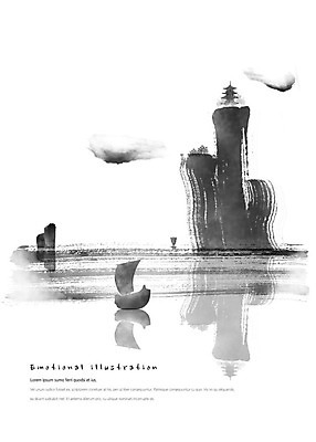 PSD 구름 바다 일러스트 캘리그라피 붓터치 물그림자 수묵화 풍경 사람없음 절벽 바위 돛단배 동양화 정자 번짐 한국화 감성 선박 국내일러스트 자연요소 건축물 컨셉 수상교통 배_교통 그림자 미술 돌_바위 파일형식 효과