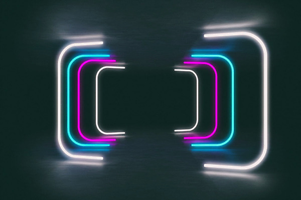 PSD 편집이미지 백그라운드 곡선 추상 미래 조명 사람없음 빛 컬러풀 3D소스 3D 어둠 공간 사이버 디지털합성 네온 네온아트 편집소스 이미지편집 편집3D 선 컬러 컨셉 무늬 파일형식