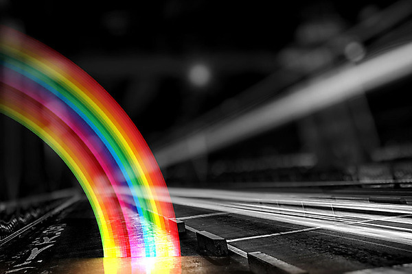 PSD 편집이미지 백그라운드 무지개 추상 미래 조명 사람없음 빛 컬러풀 3D소스 3D 어둠 공간 사이버 디지털합성 네온 네온아트 편집소스 이미지편집 편집3D 자연요소 컬러 컨셉 무늬 파일형식