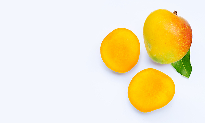 포토 JPG 해외이미지 잎 단면 실내 사람없음 열대과일 흰배경 슬라이스 망고 카피스페이스 애플망고 해외포토 식물 백그라운드 과일 내부 공백 흰색 파일형식 이미지허브