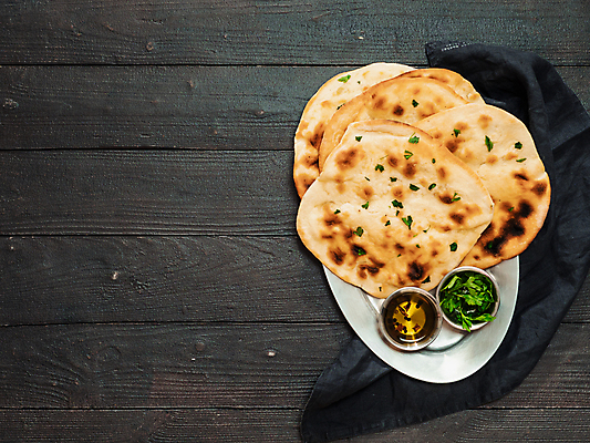 포토 JPG 해외이미지 쟁반 요리 사람없음 난 천 피타 카피스페이스 해외포토 음식 빵 공백 직물 파일형식 이미지허브