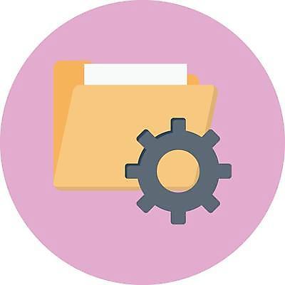 EPS 해외이미지 디자인 컨셉 일러스트 비즈니스 컴퓨터 사무실 자료 정보 공구 스패너 오픈 조직 심볼 오브젝트 준비 문서 파일 폴더 페이지 수납 설정 고립 보관소 프로젝트 포트폴리오 해외일러스트 전자제품 도구 저장 파일형식 벡터 이미지허브