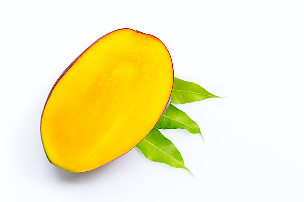 포토 JPG 해외이미지 잎 단면 실내 사람없음 열대과일 흰배경 슬라이스 망고 애플망고 해외포토 식물 백그라운드 과일 내부 흰색 파일형식 이미지허브