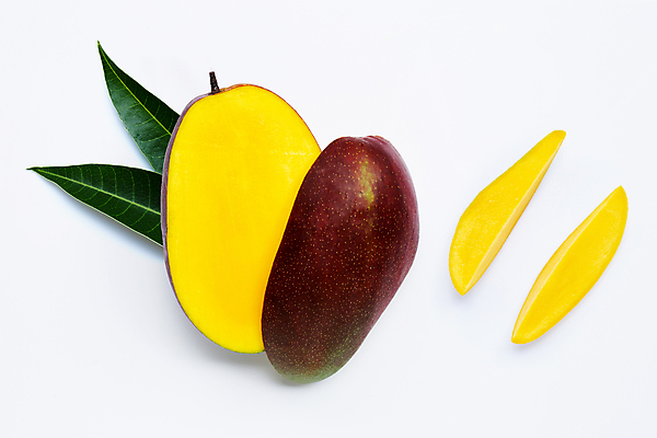 포토 JPG 해외이미지 잎 단면 실내 사람없음 열대과일 흰배경 슬라이스 망고 애플망고 해외포토 식물 백그라운드 과일 내부 흰색 파일형식 이미지허브