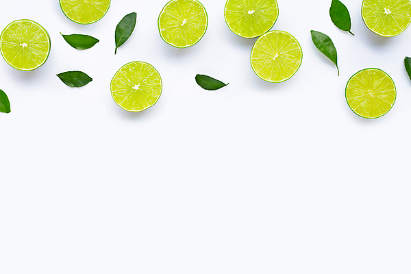 포토 JPG 해외이미지 잎 단면 사람없음 흰배경 라임 카피스페이스 해외포토 식물 백그라운드 과일 공백 흰색 파일형식 이미지허브