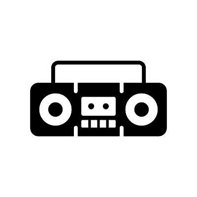 EPS 해외이미지 음악 일러스트 사람없음 아날로그 카세트라디오 카세트플레이어 해외일러스트 문화예술 라디오 플레이어 파일형식 벡터 이미지허브