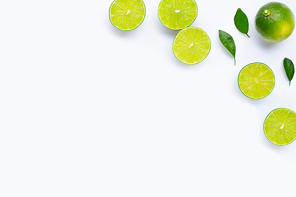 포토 JPG 해외이미지 잎 단면 사람없음 모서리 흰배경 라임 카피스페이스 해외포토 식물 백그라운드 과일 공백 흰색 파일형식 이미지허브