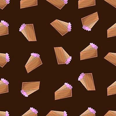 EPS 해외이미지 디자인 옷 음식 분홍색 백그라운드 패턴 가방 일러스트 벽지 디저트 미술 그래픽 상자 갈색 케이크 디지털 공책 직물 달콤 인쇄 설탕 크림 질감 와플 머랭 엘리먼트 페스츄리 스타일 해외일러스트 잡화 빵 컬러 무늬 문화예술 문구용품 맛 파일형식 벡터 이미지허브