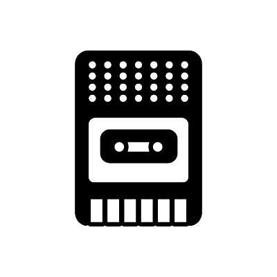 EPS 해외이미지 음악 일러스트 사람없음 카세트테이프 휴대용 아날로그 카세트라디오 카세트플레이어 플레이어 해외일러스트 문화예술 오브젝트 라디오 파일형식 벡터 이미지허브