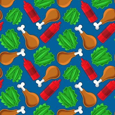 EPS 해외이미지 디자인 옷 음식 백그라운드 패턴 가방 일러스트 벽지 패스트푸드 미술 그래픽 빨간색 초록색 파란색 상자 노란색 디지털 공책 저녁식사 카페 샐러드 직물 인쇄 케첩 메뉴 질감 성분 점심식사 엘리먼트 스타일 해외일러스트 잡화 컬러 무늬 문화예술 문구용품 상점 식사 소스_음식 인스턴트 파일형식 벡터 이미지허브