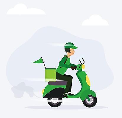 EPS 해외이미지 캐릭터 음식 컨셉 일러스트 비즈니스 교통시설 패스트푸드 초록색 상자 자전거 식사 스쿠터 오토바이 운전사 플랫 어플리케이션 승차 만화 먹기 서비스 속도 온라인 모터 고립 라이더 해외일러스트 일러캐릭터 직업 컬러 교통 모션 바이크 인스턴트 시설 파일형식 벡터 이미지허브