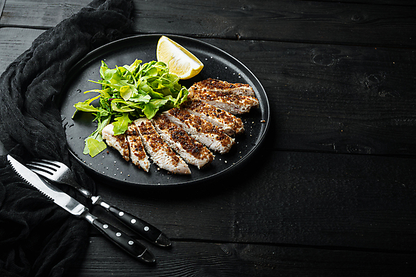 포토 JPG 해외이미지 접시 요리 사람없음 치킨 튀김 케첩 그릴구이 카피스페이스 해외포토 식기 음식 공백 소스_음식 구이 닭고기요리 파일형식 이미지허브