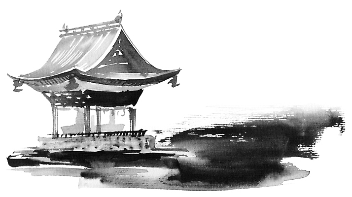 JPG 해외이미지 일러스트 붓터치 수묵화 사람없음 검은색 동양화 번짐 해외일러스트 컬러 미술 파일형식 효과 이미지허브