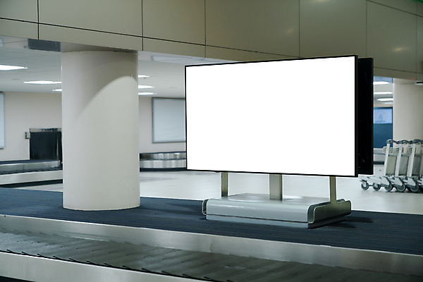 포토 JPG 해외이미지 간판 프레임 광고판 실내 사람없음 공항 수하물 컨베어밸트 목업 해외포토 교통시설 알림판 내부 기계 판 파일형식 이미지허브