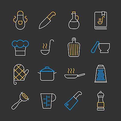 EPS 해외이미지 일러스트 도마 도마_주방용품 요리사모자 사람없음 세트 앞치마 프라이팬 수프 냄비 국자 식칼 막자사발 후추통 주방장갑 감자칼 강판 계량컵 막자 오일병 요리책 후추갈이 해외일러스트 모자_잡화 장갑 주방용품 책 컵 요리사 사발 칼 솥 양념통 분쇄기 계량 파일형식 벡터 이미지허브