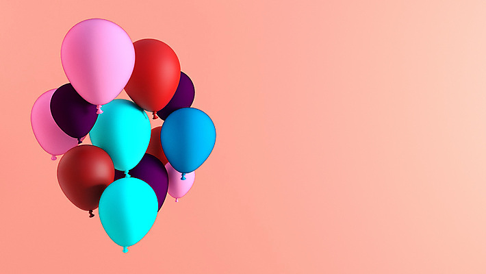 포토 JPG 해외이미지 백그라운드 사람없음 축하 풍선 카피스페이스 코랄 해외포토 컬러 컨셉 공백 파일형식 이미지허브